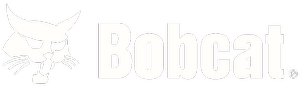 White Bobcat logo
