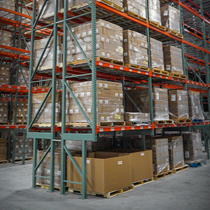 Warehouse storage in warehouse space