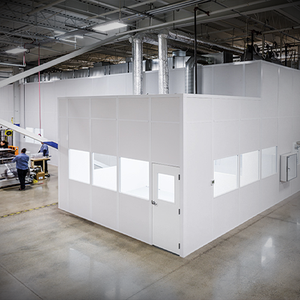 Modular Office in warehouse space