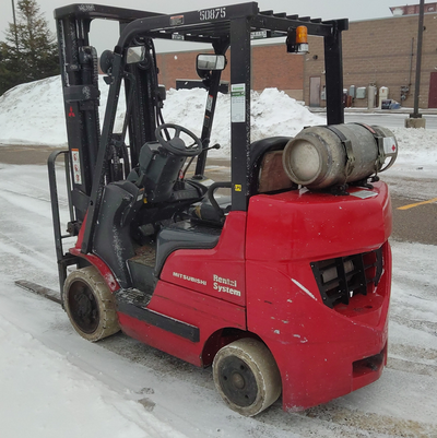 2012 MITSUBISHI FGC25N:IC Forklift - Cushion Tire